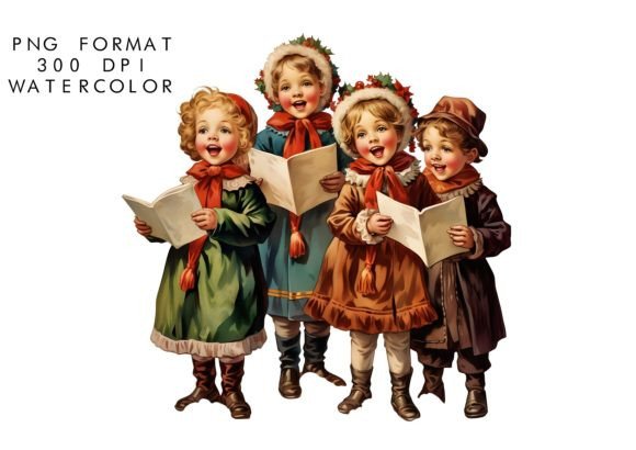 Download Watercolor Christmas Carol Sublimation - Carol Collection