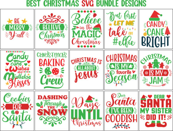 Download Best Funny Christmas SVG Bundle Designs - Sign Collection