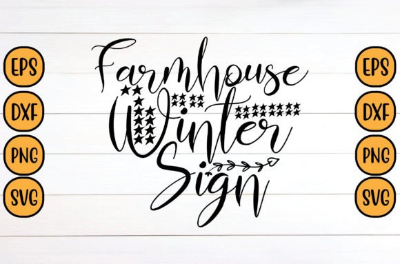 Download Farmhouse Winter Sign Svg Design - Sign Collection