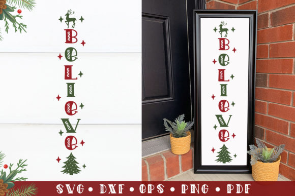 Download Believe, Christmas Porch Sign&nbsp; - Sign Collection