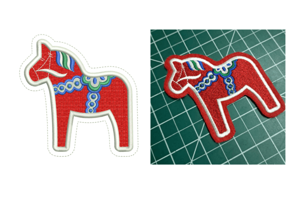 Download Christmas Toy Horse Embroidery Design - Sign Collection