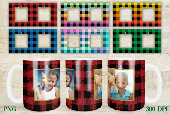 Download Photo Mug Design |Buffalo Plaid Mug - Sign Collection