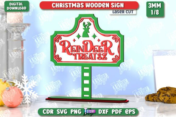 Download Christmas Wooden Sign Laser Cut | CNC - Sign Collection