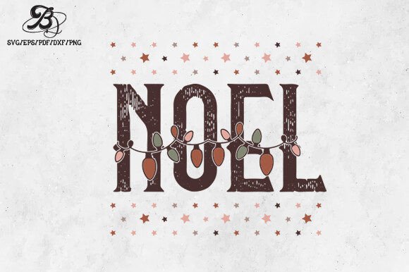 Download Boho Christmas NOEL SVG PNG Design - Sign Collection