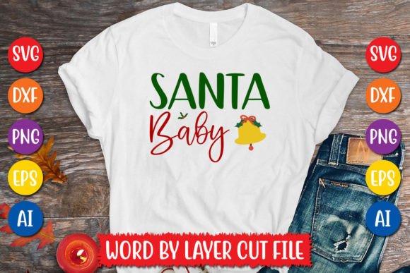 Download Santa Baby SVG Design - Sign Collection