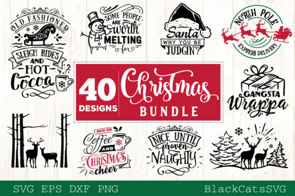Download Christmas Bundle 40 Designs Vol 3 - Sign Collection
