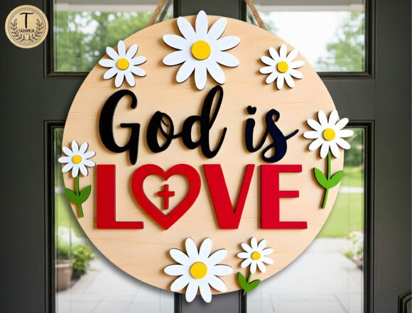 Download Christian Door Sign Laser Cut File SVG - Sign Collection