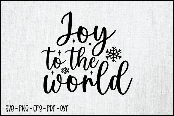 Download Joy to the World SVG, Winter SVG Design - Sign Collection