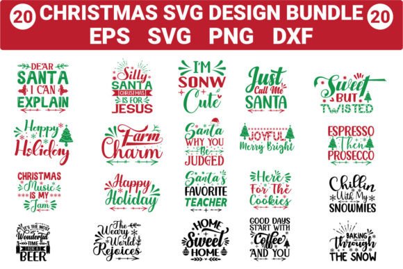 Download Christmas Svg Design Bundle - Sign Collection