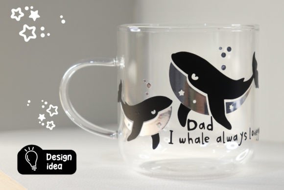 Download Whale Mug Design for Father's Day - Sign Collection
