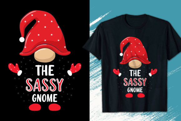Download Sassy Gnome Christmas T-shirt Design - Sign Collection