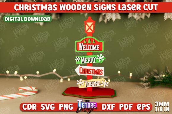 Download Christmas Sign | Holiday | Gift Idea|CNC - Sign Collection