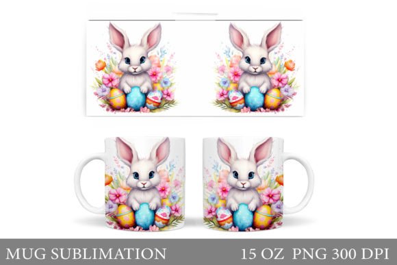 Download Cute Bunny Mug. Bunny Easter Mug Design - Sign Collection