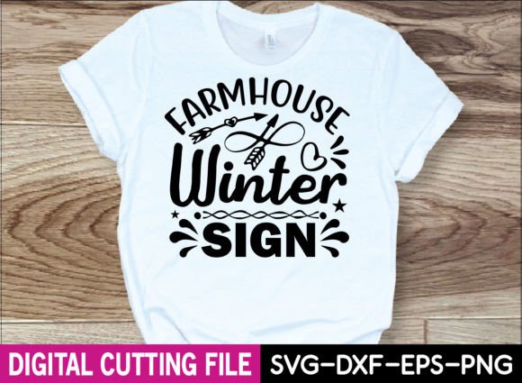 Download Farmhouse Winter Sign Svg Design - Sign Collection