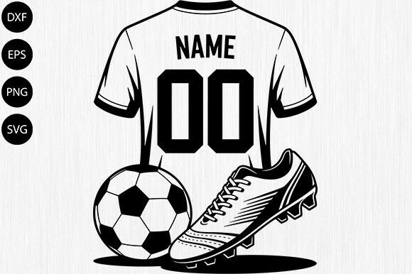 Download Soccer Name Sign SVG,Sports Laser Cut SV - Sign Collection