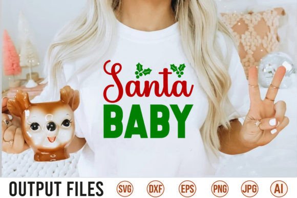 Download Santa Baby SVG Designs - Sign Collection