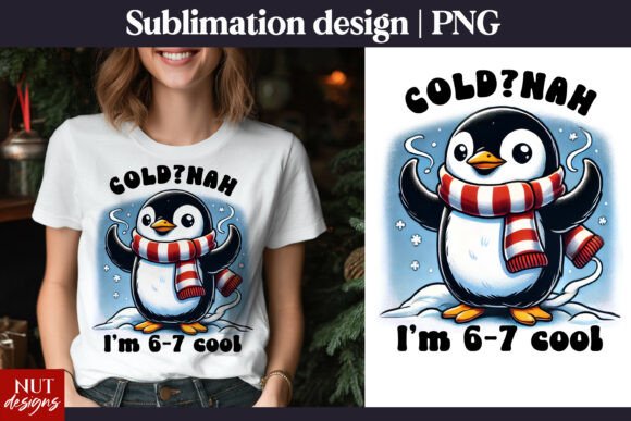 Download Funny Penguin 6-7 Meme Design - Sign Collection