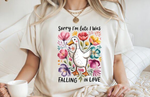 Download Funny Goose Valentine T-shirt Design PNG - Sign Collection