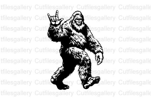 Download Sasquatch Rock Sign SVG, Funny Bigfoot - Sign Collection