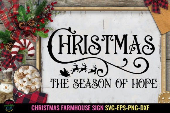Download Christmas I Chrismtas Farmhouse Sign SVG - Sign Collection