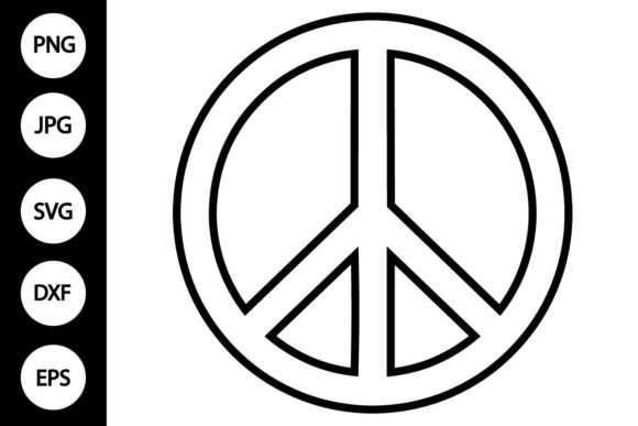 Download Outline Peace Sign SVG - Sign Collection