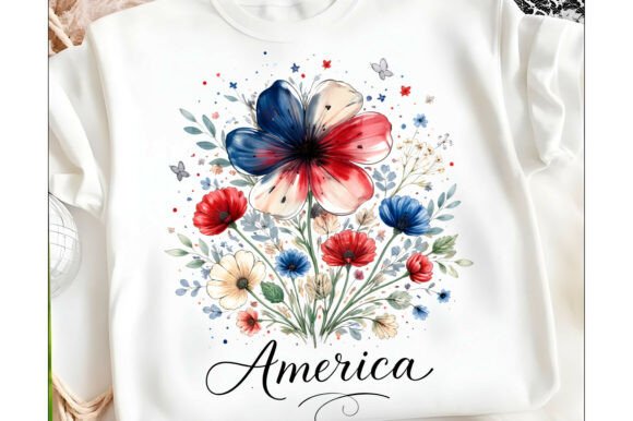 Download Boho Floral USA 250 T-shirt Design Png - Sign Collection