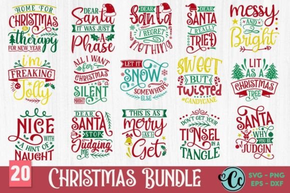 Download Funny Christmas Svg Bundle. SVG Designs - Sign Collection