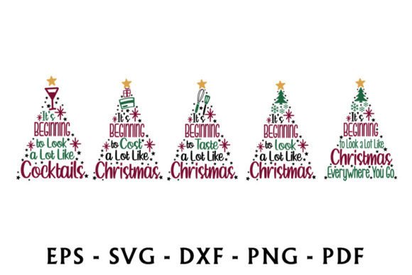 Download Funny Christmas Tree SVG Designs - Sign Collection